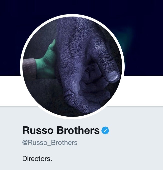avengers infinity war russo brothers twitter icon